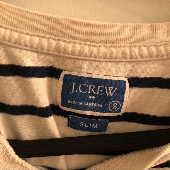 JCrew Cotton Shirt in Black Stripes (size S) - Picture 2 of 2